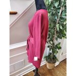 Adam Levine  Women's Red Polyester Round Neck Long Sleeve Pullover Knit Sweater L Photo 5