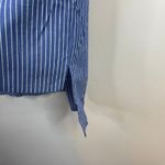 Mille Button Down Blue Striped Oxford Long Sleeve Shirt Dress Shirtdress XS Photo 5