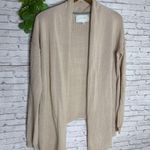 Brochu Walker  Lightweight Tan Drape Cardigan Photo 1