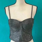 Tally Weijl ⭐️  sparkly crop top in size large Photo 0