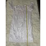 Earth Angels Lingerie Light Pink Long Sleeve Nightgown Lace Details Photo 5