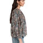 Cleobella Fabiola Organic Cotton Peasant Blouse Size M Photo 2