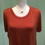 Wonderly NWT  Soft Stretch Rust Tee Top 0X Photo 1