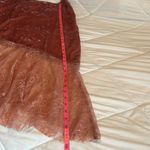 Free People  Rose Lacey Midi Skirt Canyon Arroyo Pink Boho Lace Size 10 Photo 14
