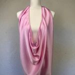 Ramy Brook  Harriet Silk Halter Tank Top Pink  6 Way Convertible Style Photo 2