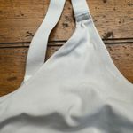 Aerie medium white twist sports bra super‎ cute layers layering Photo 1
