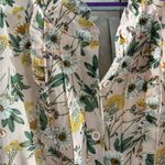 Allegra K NWT! 💯 blush ruffle neck boho floral chiffon dress sz Medium Photo 3