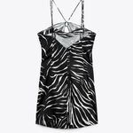 ZARA Animal Print Short Dress Photo 7
