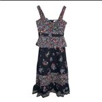 Hunter Bell  NYC
Lacey Floral Peplum Midi Dress Photo 2