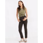 Madewell ‎ Denim Curvy Perfect Vintage Mom Jeans in Lunar Wash 90s Black Size 26 Photo 11