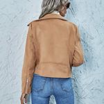 SheIn Brown Faux Fur Jacket Photo 2