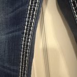 Rock Revival Jeans Women 30 Low Rise Bootcut Distressed Rhinestone Thick Stitch Photo 6