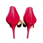 Jessica Simpson Red Patent Pointed Toe Stiletto Pumps Dress Heels Women's 10 EUC Photo 5