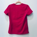 FIGS  Womens Catarina One Pocket Scrub Top Size XXS Hot Pink Photo 5