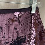 Theory Mini Skirt Roxanne Sequin Mini Skirt Purple size 2 Photo 4