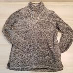 {M} Grizzly Sherpa Black Zip Up Pullover Jacket Size M Photo 0