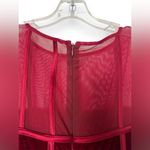 JS Collections  Velvet Sheer Cutout Gown Photo 4