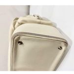 Christian Dior Leather Large Detective Gaucho Saddle Handbag Cream Photo 8