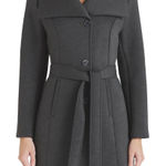 Laundry by Shelli Segal Laundry Shelli Segal Coat Womens Large Petite Gray Pea Coat Neutral Minimalist Photo 0