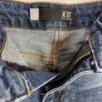 Kut From The Kloth Sophie Distressed Stretch Denim Jean Bermuda Shorts womens 6 Photo 8