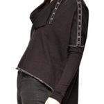 Raw Earth Wild Sky Boho Essential Junction Sweatshirt in Black Size XL Photo 1