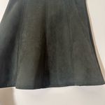 Loft  faux suede flare A line skirt forest green size 8 NWT Photo 5