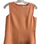 Lands' End Women's Shift Dress Size 2 Peach Orange Sleeveless Lined Photo 10