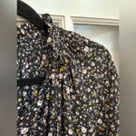 Current Air Anthropologie Aurelie Floral Print Dress Boho Fall Flutter Size S Photo 2