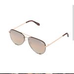 Quay Australia High Key Rimless Rose Brown Sunglasses NWT Photo 2