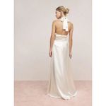 Reformation 💕💕 Veria Silk Dress ~ Ivory 8 NWT Photo 6