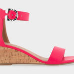 Aerosoles NEW Women's Willis Wedge Sandals Pink Photo 0