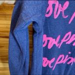 Victoria's Secret Victoria’s Secret PINK blue hot pink pullover sweater large Photo 2