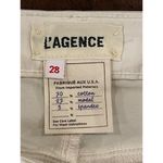 L'Agence White Margot Skinny High Rise Vintage White Jeans Size 28 Photo 10
