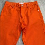 frame denim Le Slouch Jeans in Bright Orange Crush | 25 Photo 4