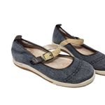 Jambu Rosie Eco Blue Canvas Slip On Casual Mary Jane Flat Walking Shoes Sz 8.5 M Photo 5