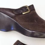 Cole Haan | Nike Air Max Brown Buckle Suede Clogs Photo 3