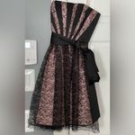 Max and Cleo   black and pink lace dress size 2 Photo 1