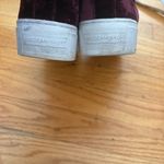 Rebecca Minkoff Burgundy Velvet Sneakers Size 8 Photo 3