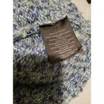 Anthropologie Moth Sweater Womens XS Blue Chunky Knit Pullover Sparkle Shimmer Photo 7