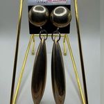 A Rare Vintage Pair Of The Wild Pair Wild Things 90’s Dangle Clip Earrings Gold Photo 0