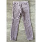 Anthropologie  Jeans Womens 27 Pink Pilcro High Rise Skinny Corduroy Button Fly Photo 1