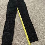 Good American  Good Legs Crop black animal print jeans size 0 Photo 8