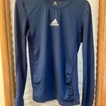 Adidas Techfit Long Sleeve Athletic Shirt – Size Small – Navy Blue (Men’s/Women’ Photo 1