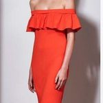 Veronica Beard “Oleta” Off Shoulder Ruffled Dress Photo 0