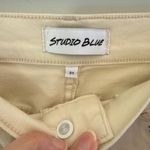 Studio Blue NWT  LILY SUPER HIGH RISE WIDE LEG JEANS OFF WHITE SIZE 31 Photo 5