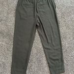 Anthropologie  moss green Essential Pull-On trouser pants size M Photo 4