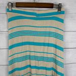 Stem Womens size XS Pull On Striped Skirt Beachy Coastal Lagenlook Stretch Blue Photo 4