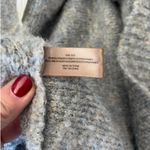 Anthropologie By light blue, grey & white wool cardigan sweater Photo 5