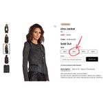 IRO  38 US 4 Lina Knit Gray Wool Blend Leather Trim Moto Jacket Women’s Open Knit Photo 14