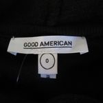 Good American  Black Hoodie- NWT - Sz 0 (XS) Photo 3